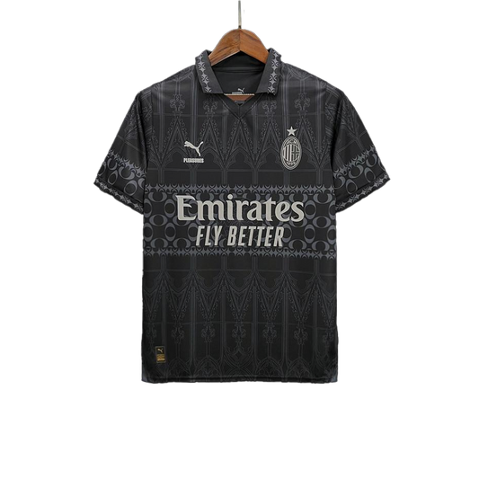 AC Milan X "PLEASURES " Black Special Edition Kit 23/24