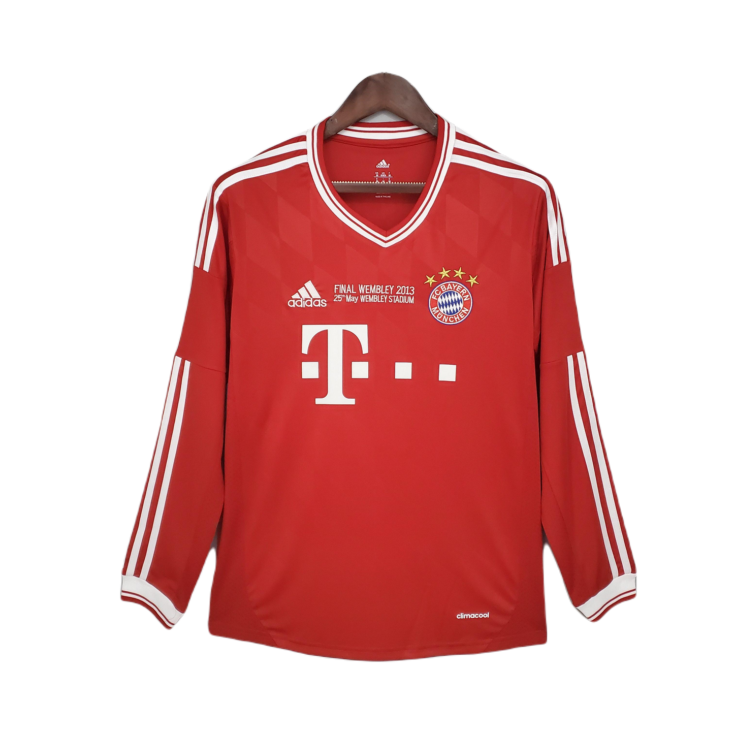 Retro long sleeve Bayern Munich 12/13 Champions League Home Kit