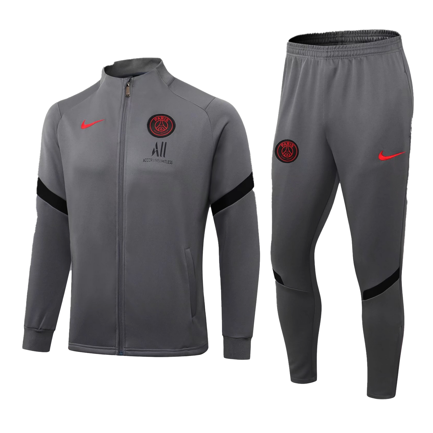 PSG Zip Up Tracksuit "Grey"