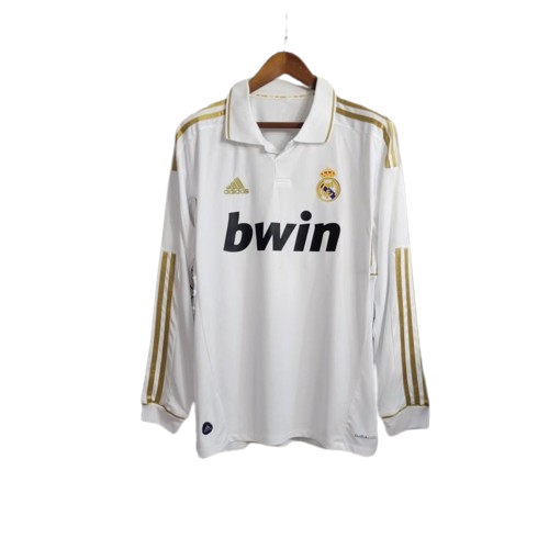 Retro 11/12 Long Sleeve Real Madrid Home Kit