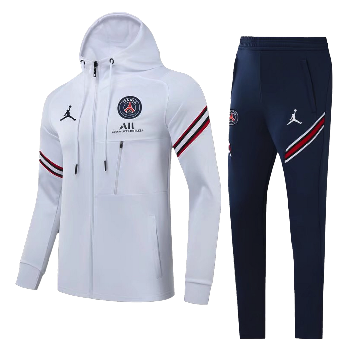 PSG Hooded Tracksuit "White"