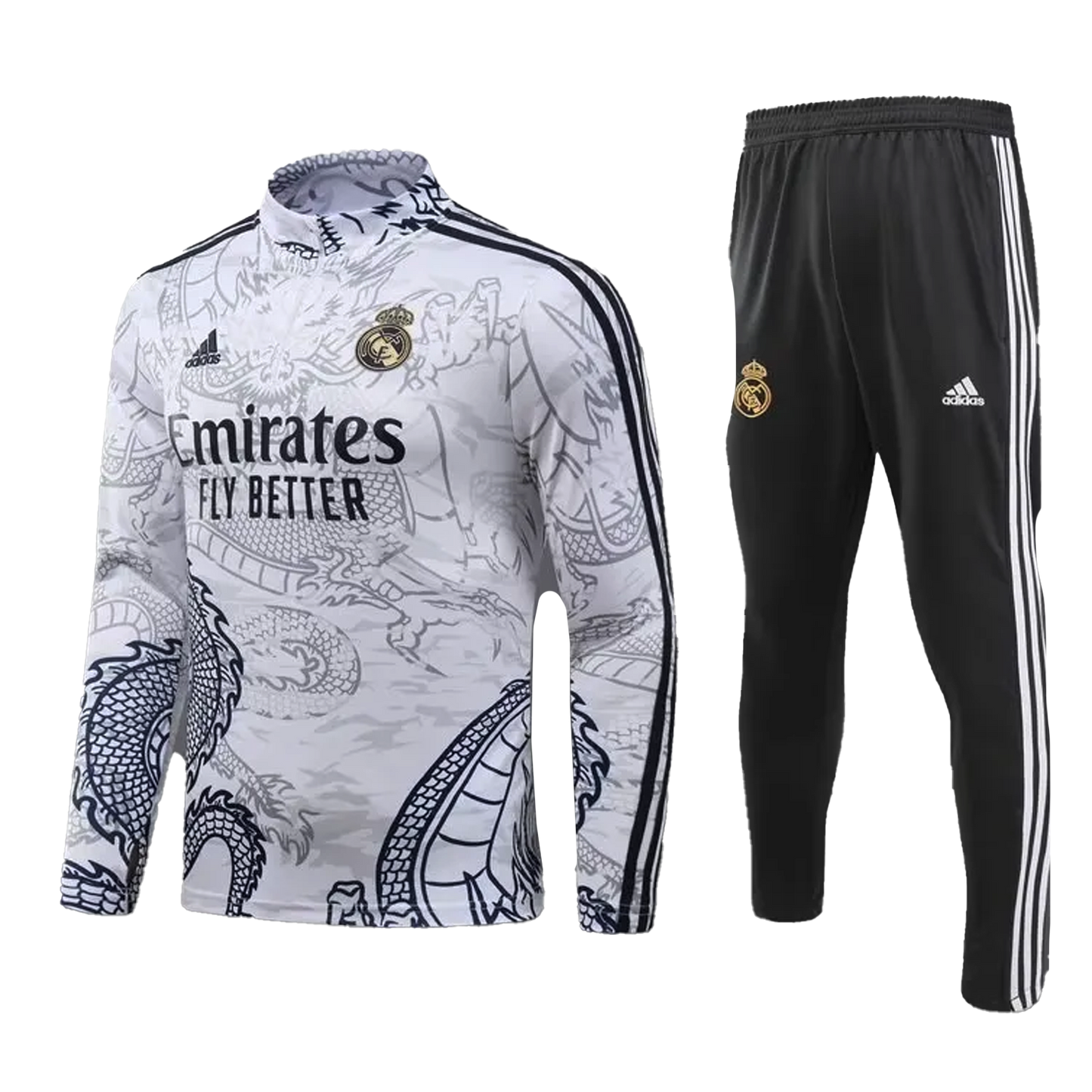 Real Madrid Tracksuit "White Dragon"