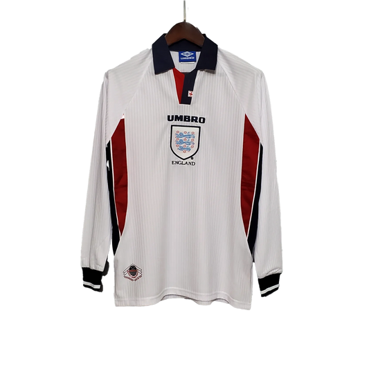 Retro England 1998 Long Sleeve Home Kit