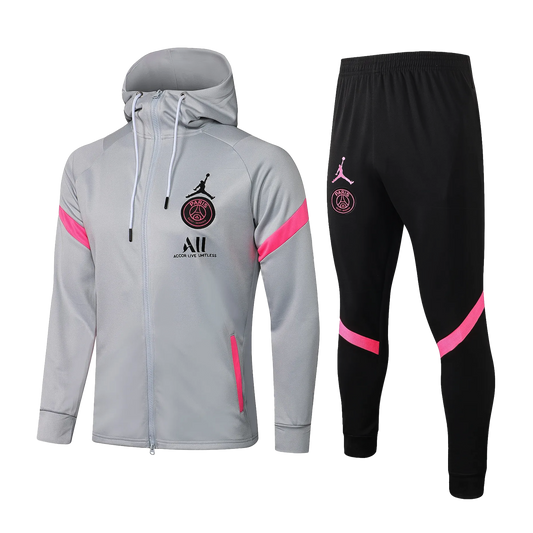 PSG Hooded Tracksuit "Grey & Pink"