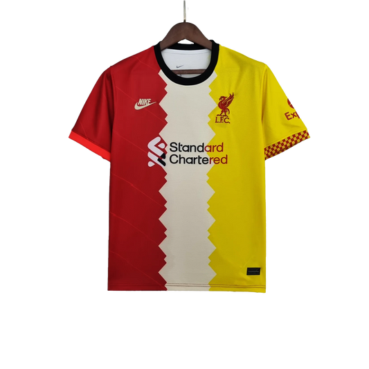 Liverpool Red Beige Yellow Kit 22/23