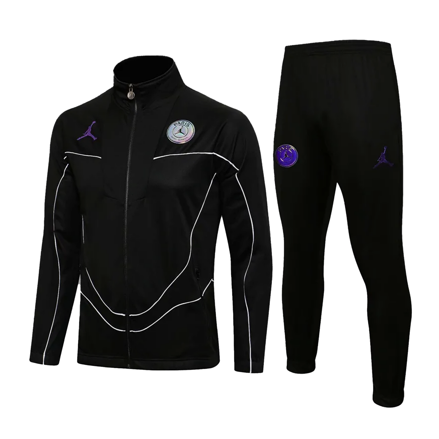 PSG Zip Up Tracksuit "Black Chrome"