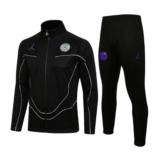 PSG Zip Up Tracksuit "Black Chrome"