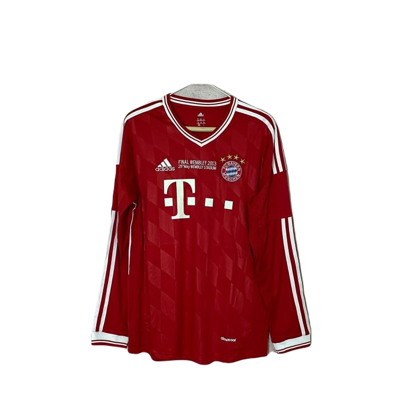 Retro 13 14 Bayern Munich Home Champion Long Sleeve Home Kit