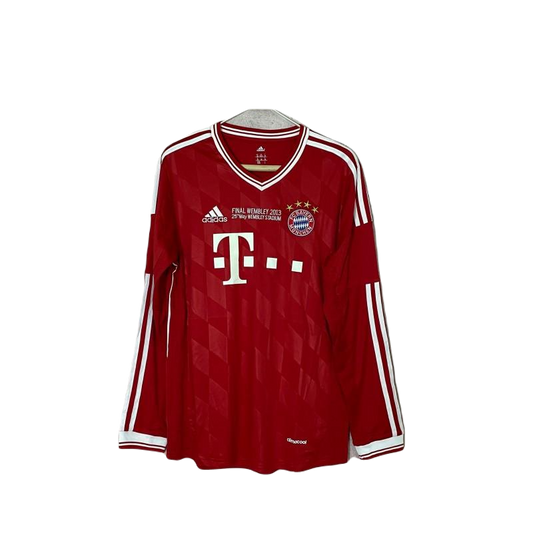 Retro 13 14 Bayern Munich Home Champion Long Sleeve Home Kit