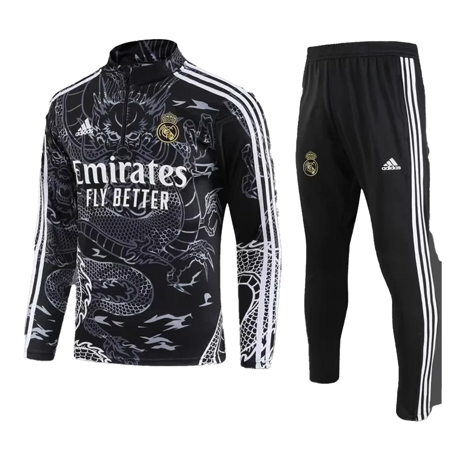 Real Madrid Tracksuit "Black Dragon"