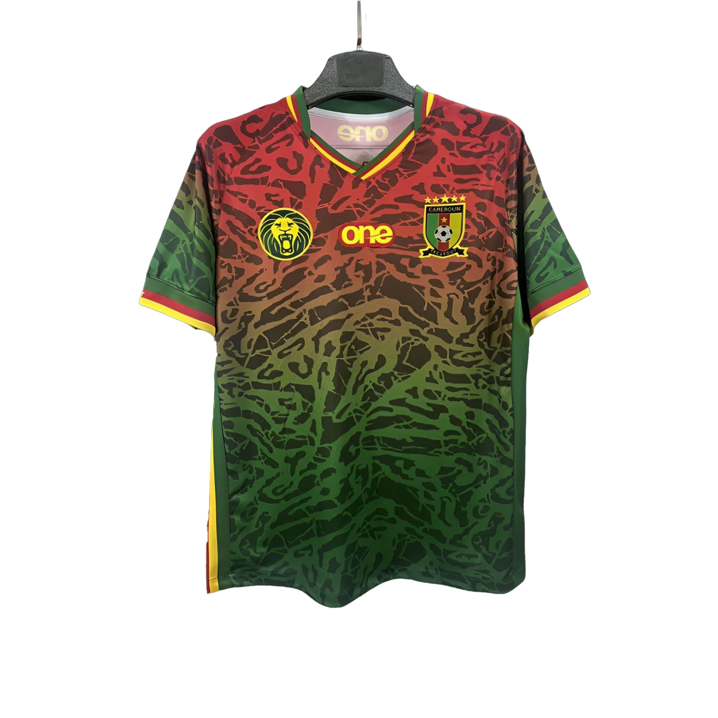 Cameroon Green/Red Pre-Match Training Kit 2024