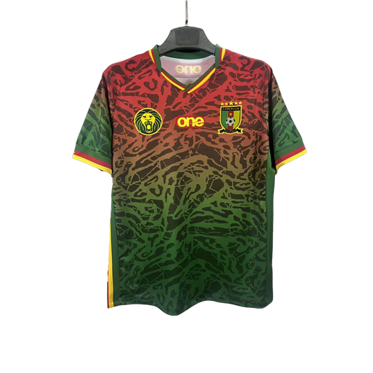 Cameroon Green/Red Pre-Match Training Kit 2024