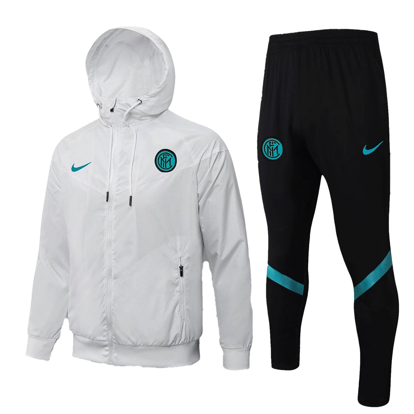 Inter Milan Hooded Tracksuit "White & Green"