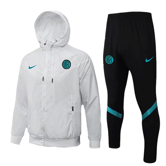 Inter Milan Hooded Tracksuit "White & Green"