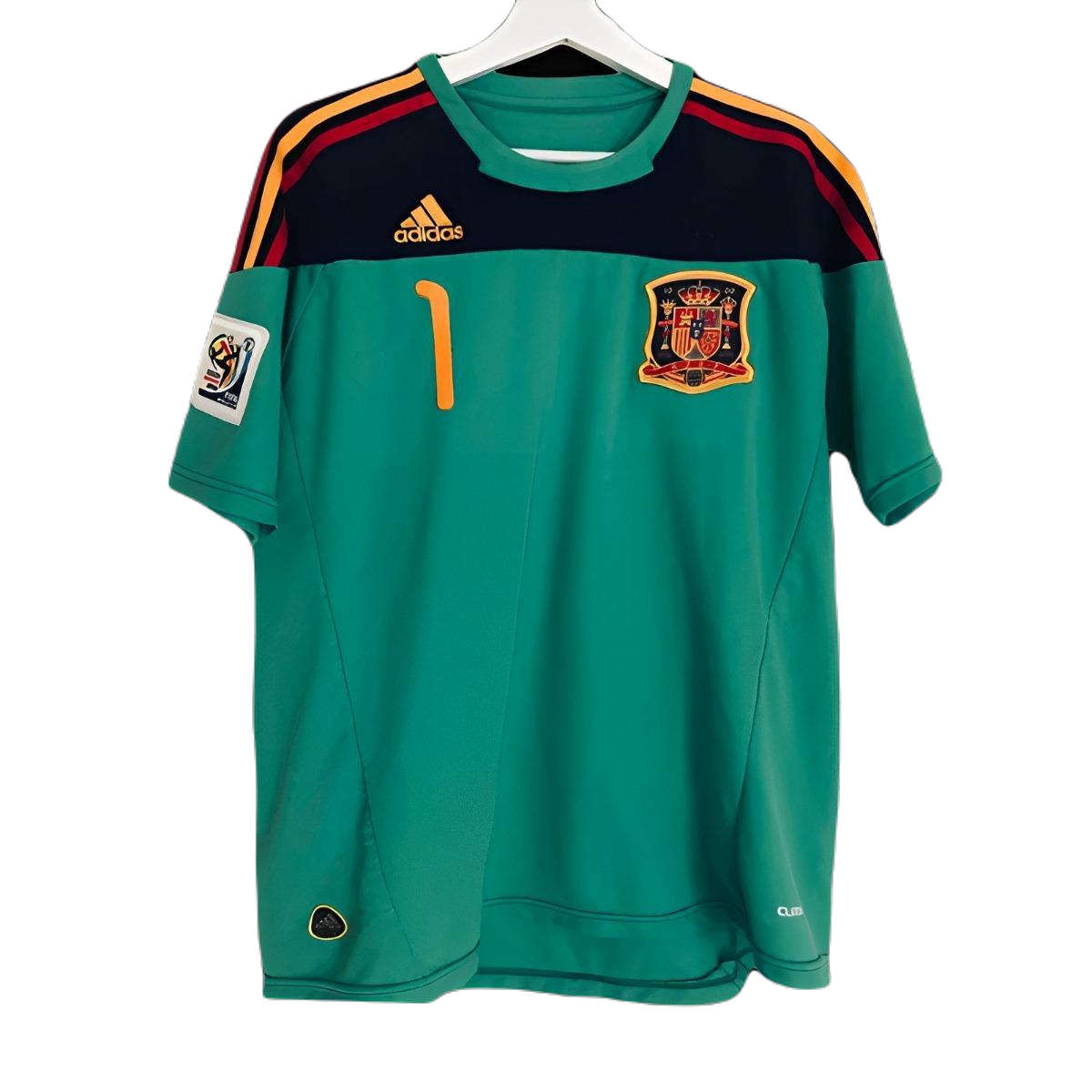 Retro 2010 Spain Green Goalkeeper Kit