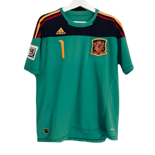 Retro 2010 Spain Green Goalkeeper Kit