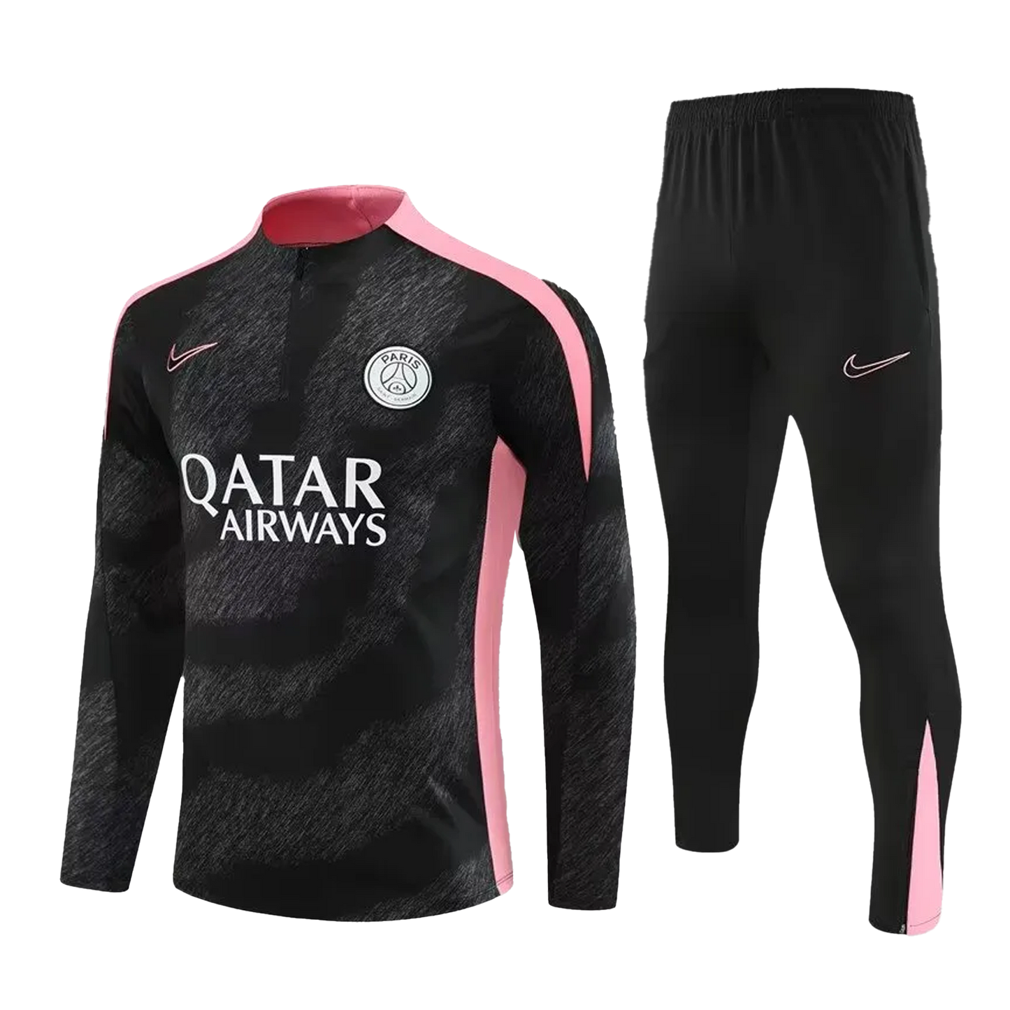 PSG Tracksuit "Black & Pink" 2024/25