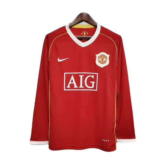 Retro 06/07 Manchester United Long Sleeve Home Kit