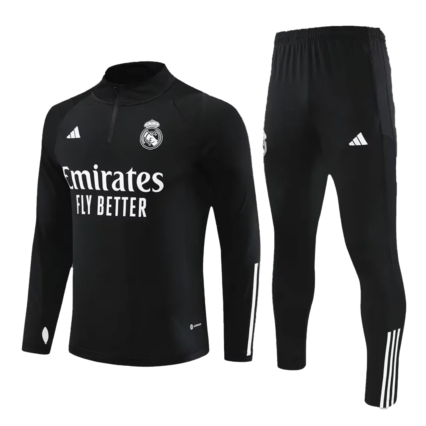 Real Madrid Tracksuit "Black" 2023/24