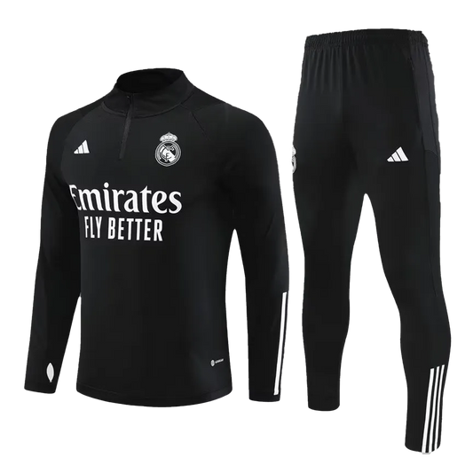 Real Madrid Tracksuit "Black" 2023/24