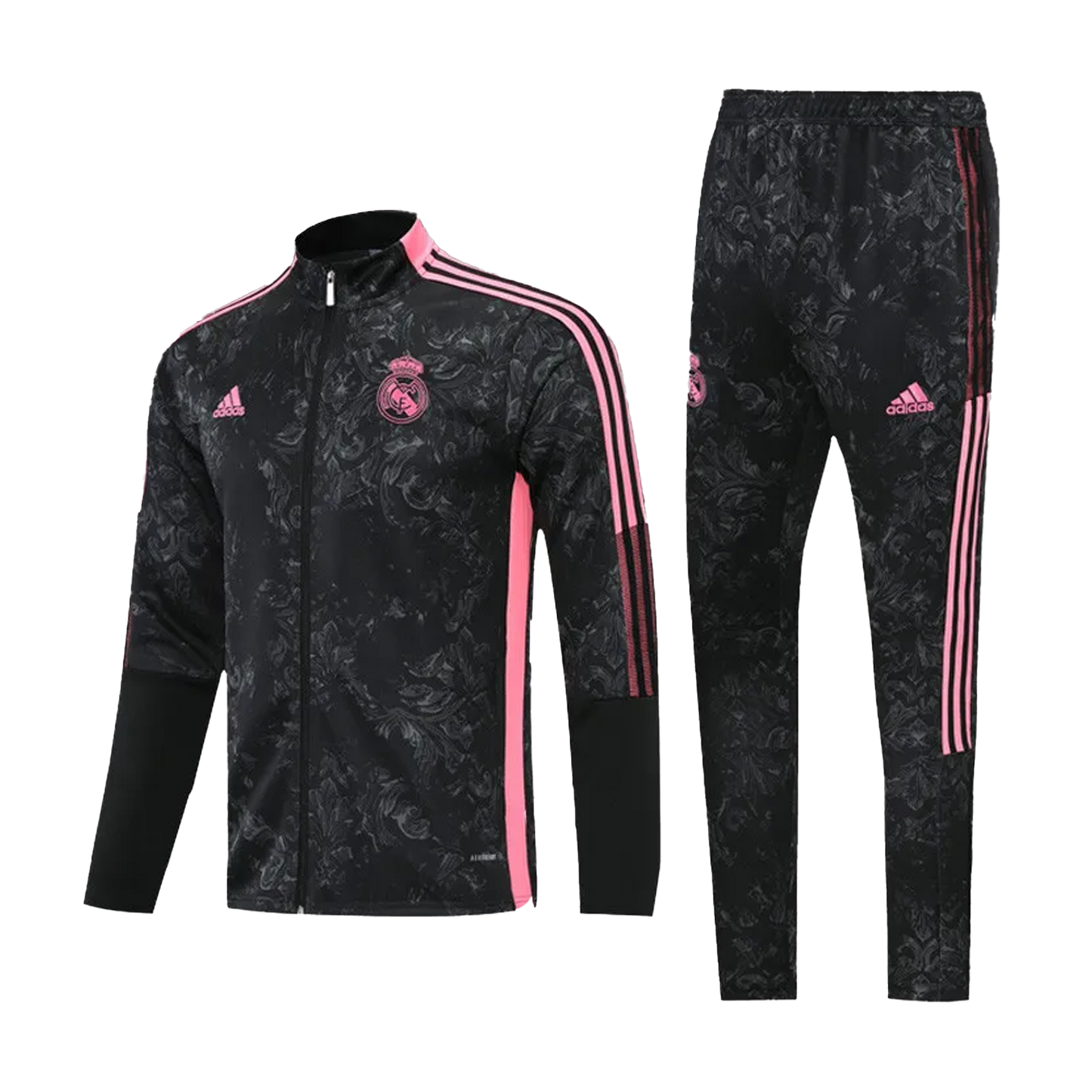 Real Madrid Zip Up Tracksuit "Pink & Black"