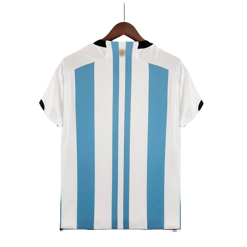 2 Stars Argentina Home Final Match Kit With Full Patch