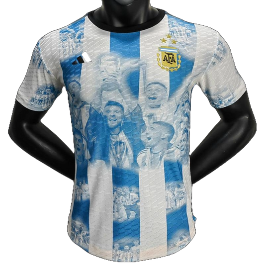 3 Stars 2022 Argentina Campeones Mundo Home Special Kit