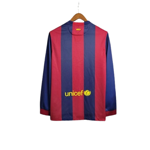 Retro 14/15 Long Sleeve Barcelona Home Kit