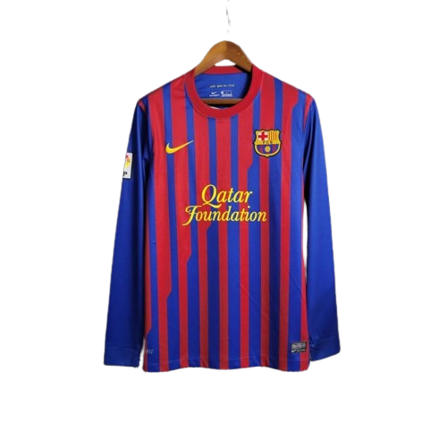 Retro 11/12 Long Sleeve Barcelona Home Kit