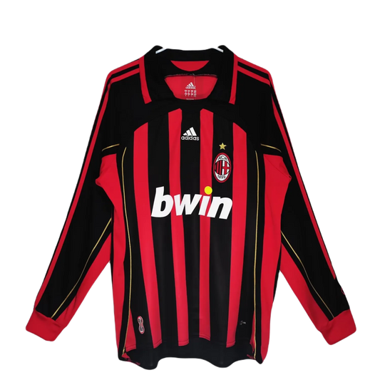 Retro 06/07 Long-Sleeve AC Milan Home Kit