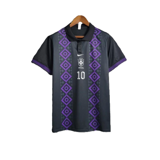 Brazil Black And Purple POLO Kit