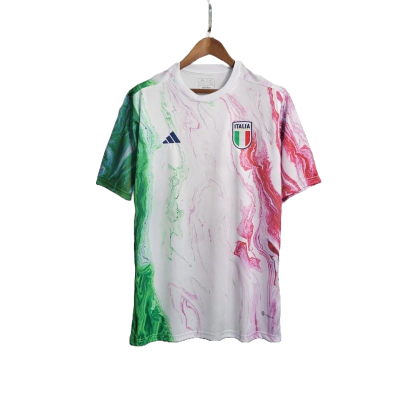 Italy FIGC Pre-Match White Kit 2022