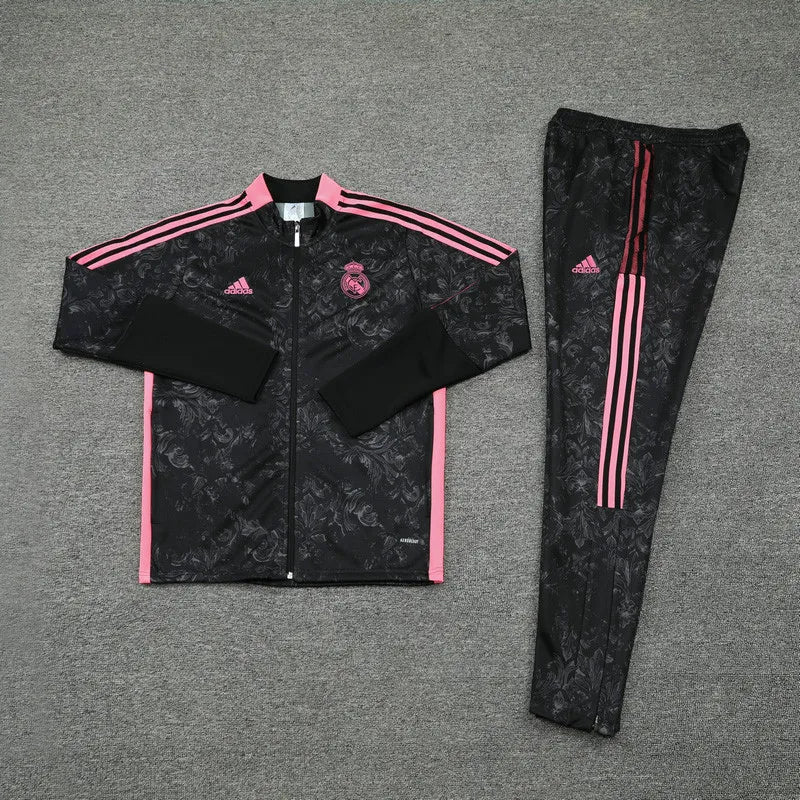 Real Madrid Zip Up Tracksuit "Pink & Black"