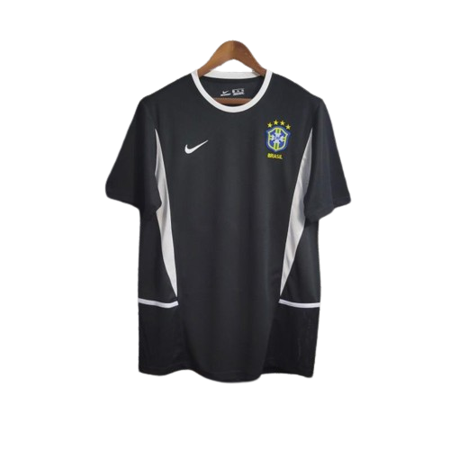 Retro 2002 Brazil Black Goalkeeper Kit