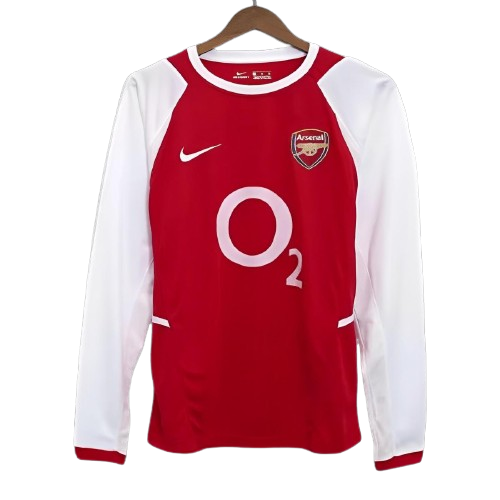 Retro 02/04 Long Sleeve Arsenal Home Kit