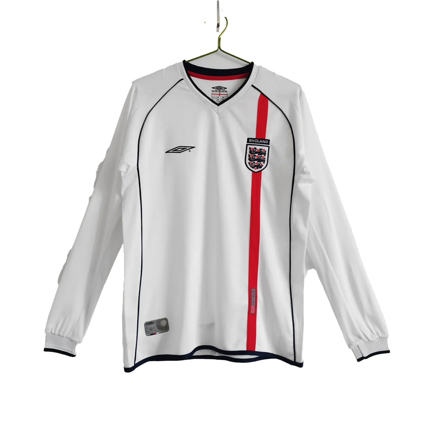 Retro England 2002 Long Sleeve Home Kit