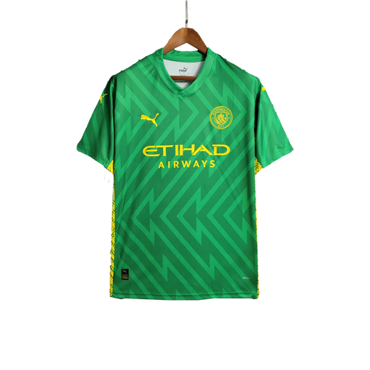 Manchester City Green Goal Keeper Kit 23/24