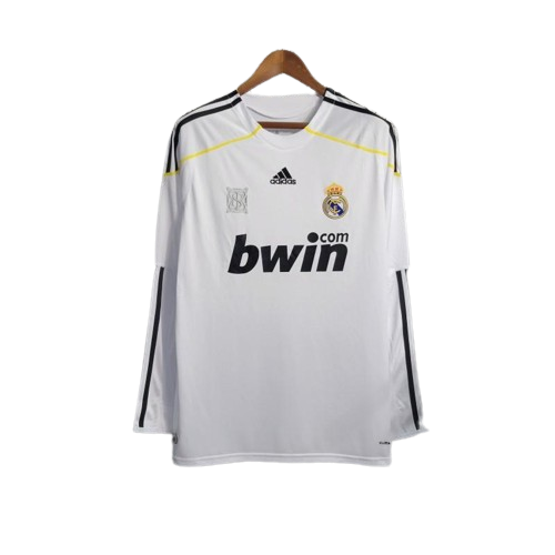 Retro 09/10 Long Sleeve Real Madrid Home Kit