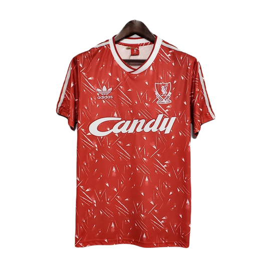 Retro 89/91 Liverpool Home Soccer Kit