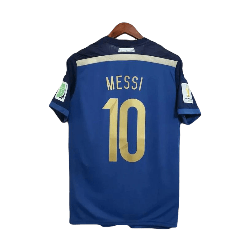 Retro 2014 Argentina Away Messi Kit