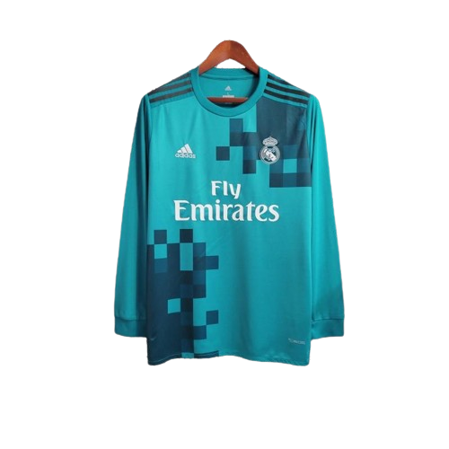 Retro 17/18 Long Sleeve Real Madrid Third Kit