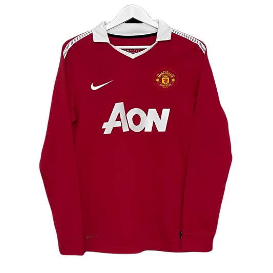 Retro 10/11 Manchester United Home Long Sleeve Kit