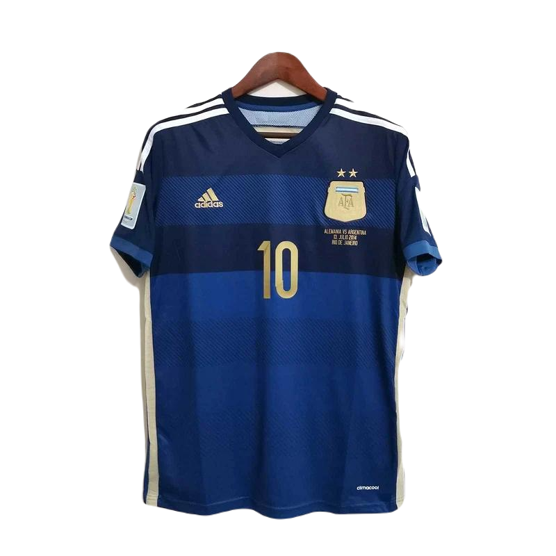 Retro 2014 Argentina Away Messi Kit