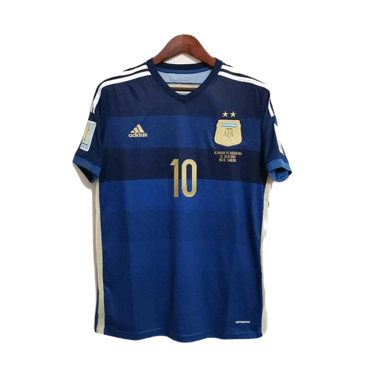 Retro 2014 Argentina Away Messi Kit