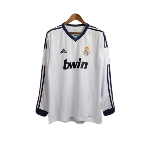 Retro 12/13 Long Sleeve Real Madrid Home Kit