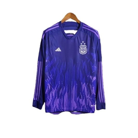 3 Stars 2022 Argentina Away Long Sleeve Kit