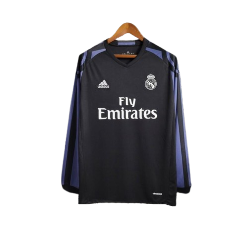 Retro 16/17 Long Sleeve Real Madrid Third Kit