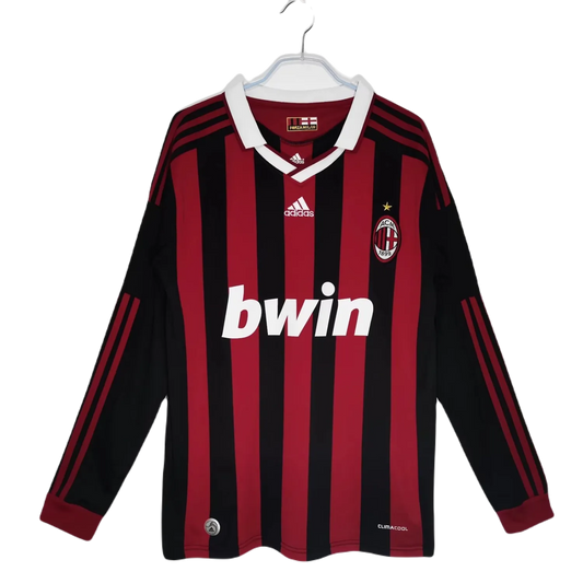 Retro 09/10 Long-Sleeve AC Milan Home Kit